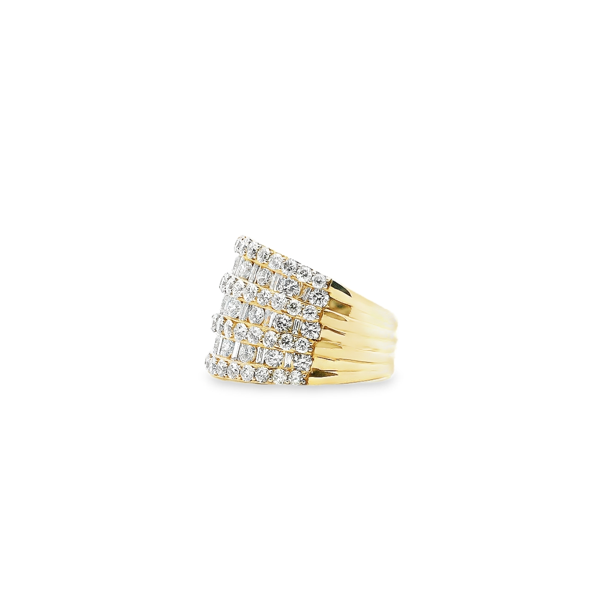 14K DIA RING 3.86CTW 822700