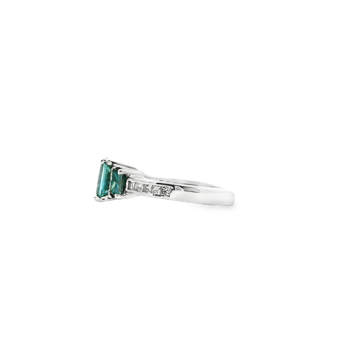 14K BLUE DIA RING 3.00CTW 82995