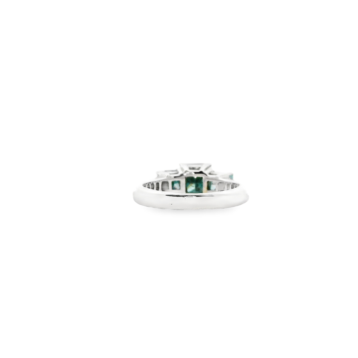14K BLUE DIA RING 3.00CTW 82995