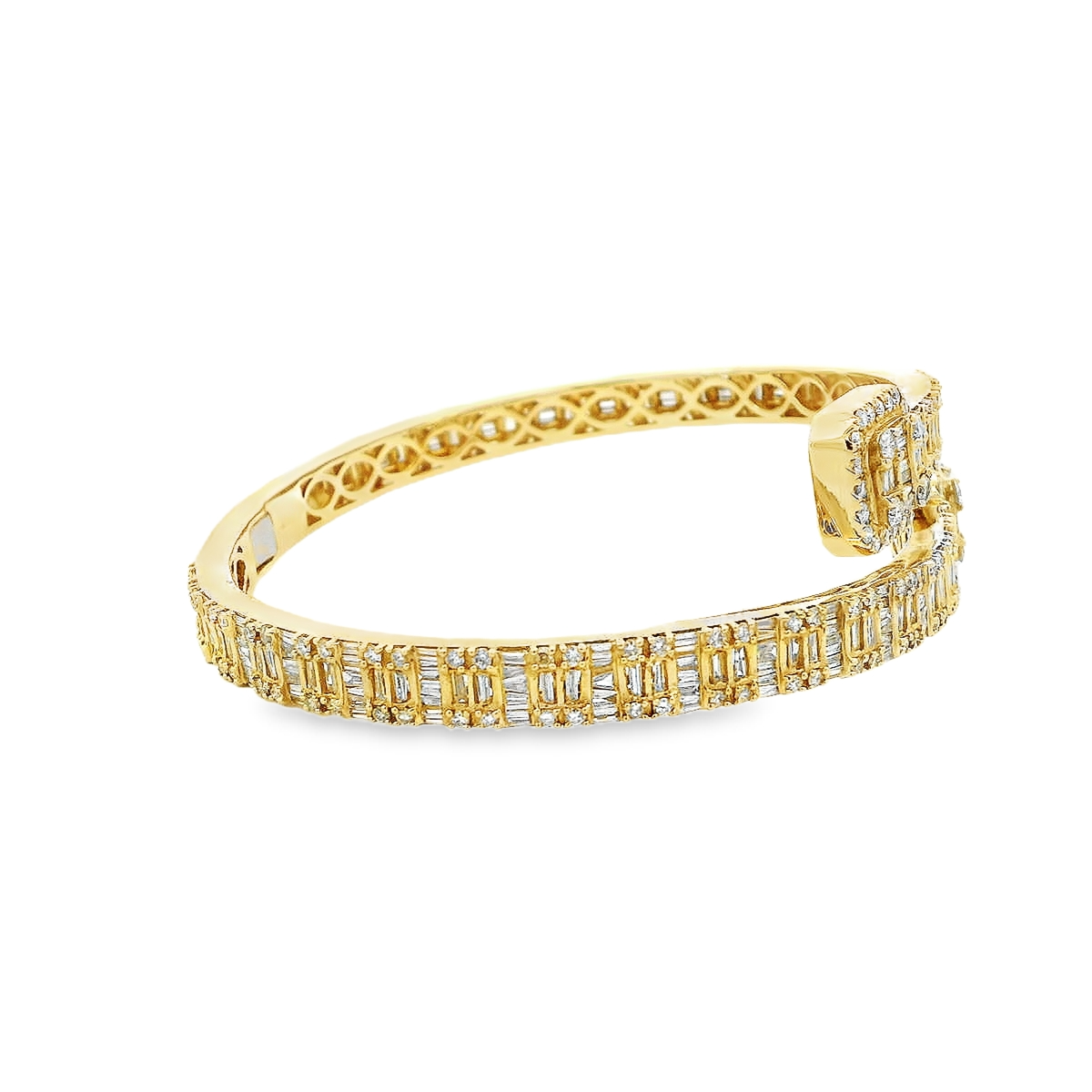 14K DIA BANGLE 8CTW 825500