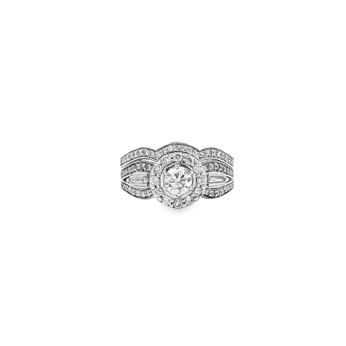 14K DIA RING SET 1.20CTW 821175 2PC