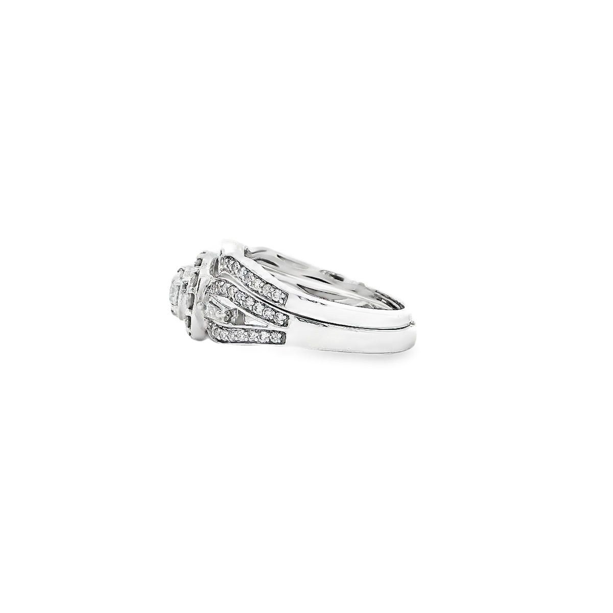 14K DIA RING SET 1.20CTW 821175 2PC
