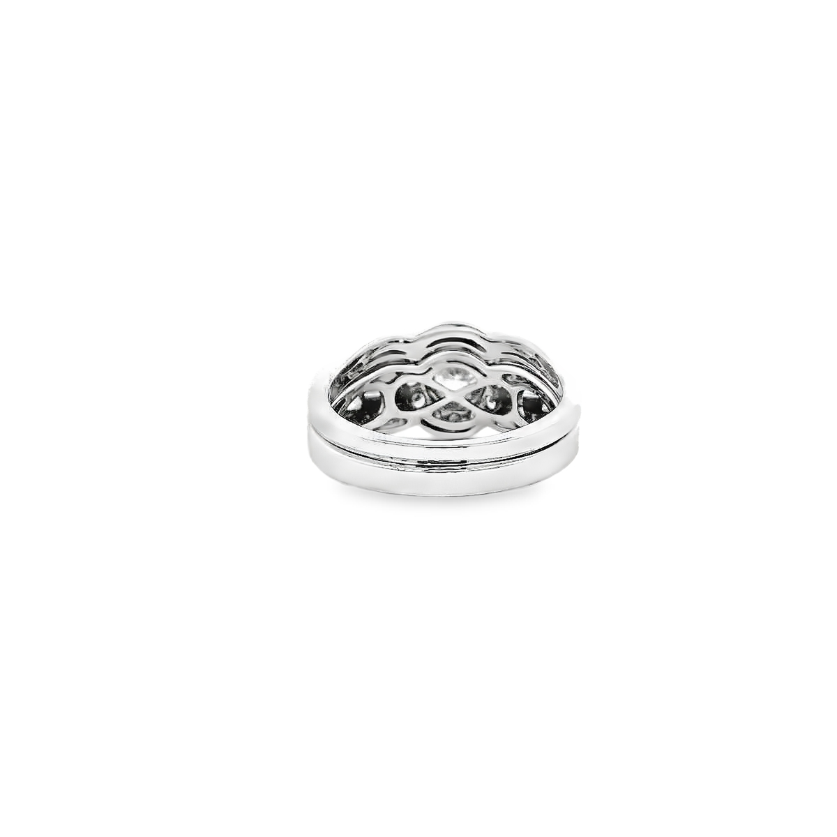14K DIA RING SET 1.20CTW 821175 2PC