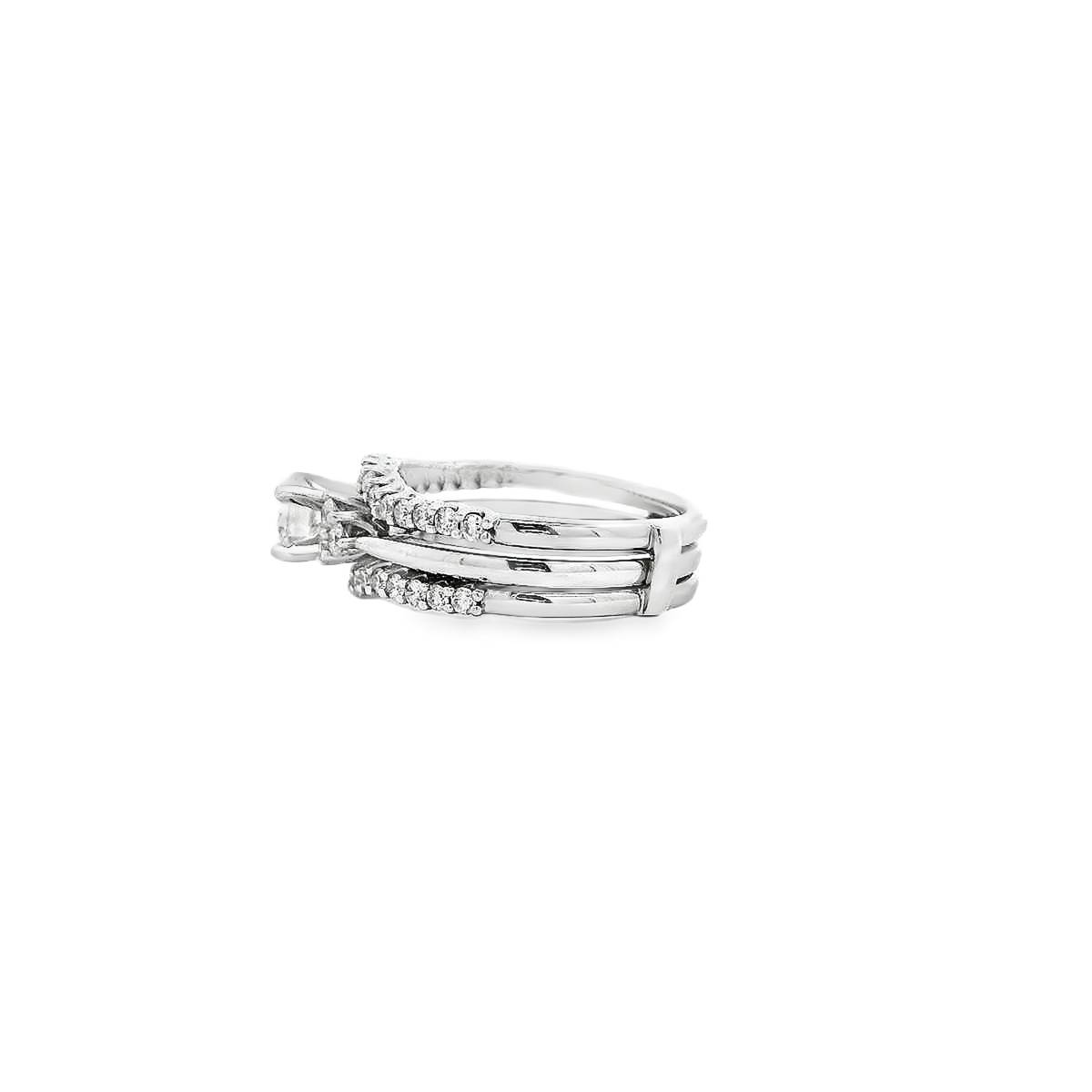 14K DIA RING SET 1.50CTW 821400 2PC