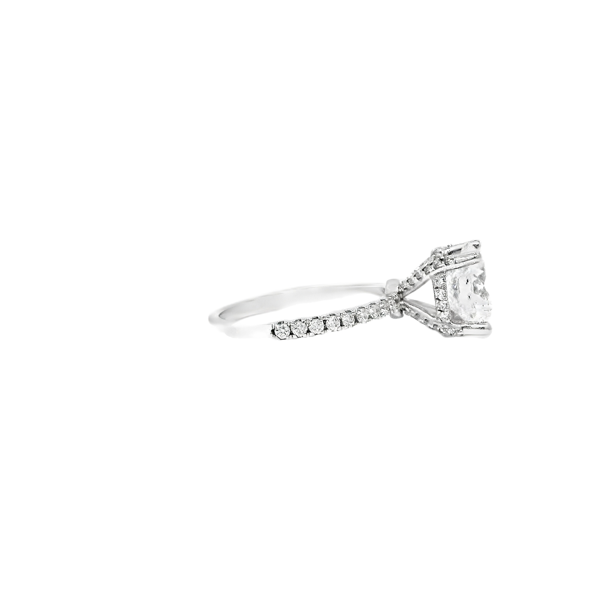 14K DIA RING 4.01 CTW/3. 01CTR VVS2/G GIA