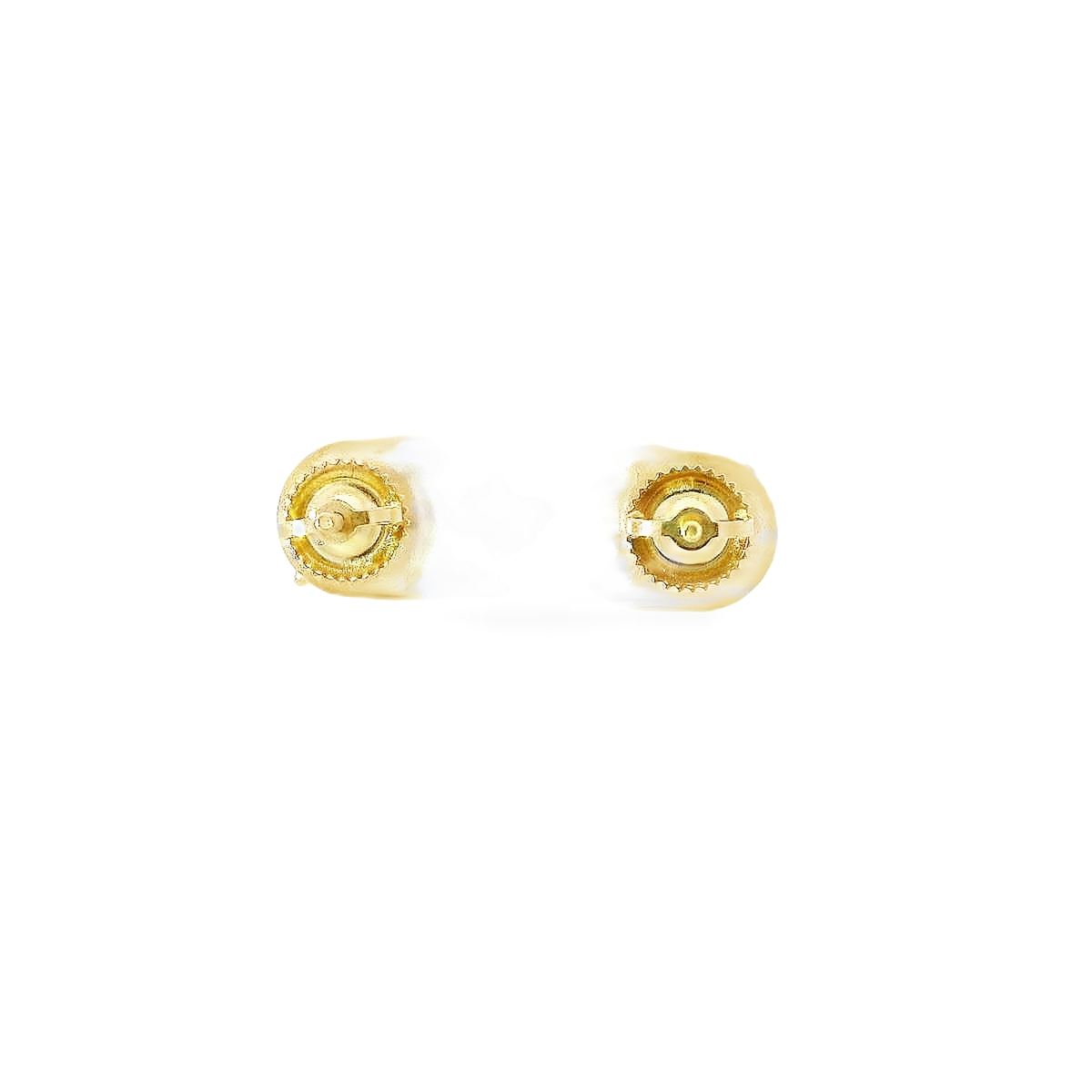 14KT 1/2CTW YG DIAMOND CLUSTER EARRINGS