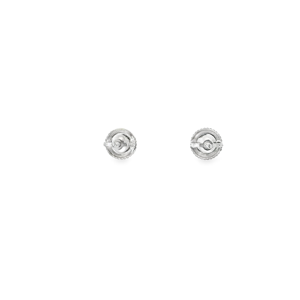 14K WG 1/2CTW DIAMOND CLUSTER EARRINGS 162361