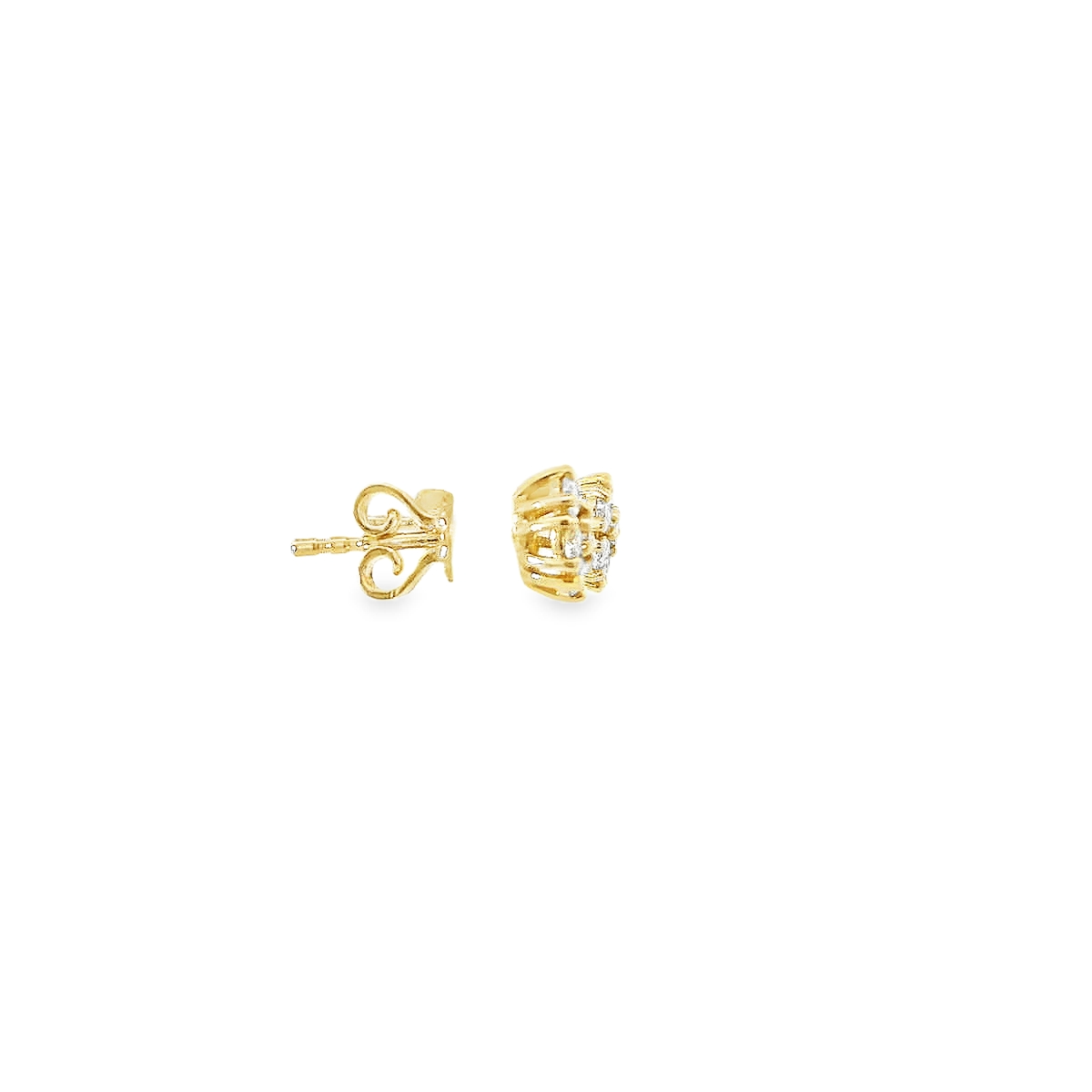 14KT YG .44CT-D FLW ERG 1.5GR