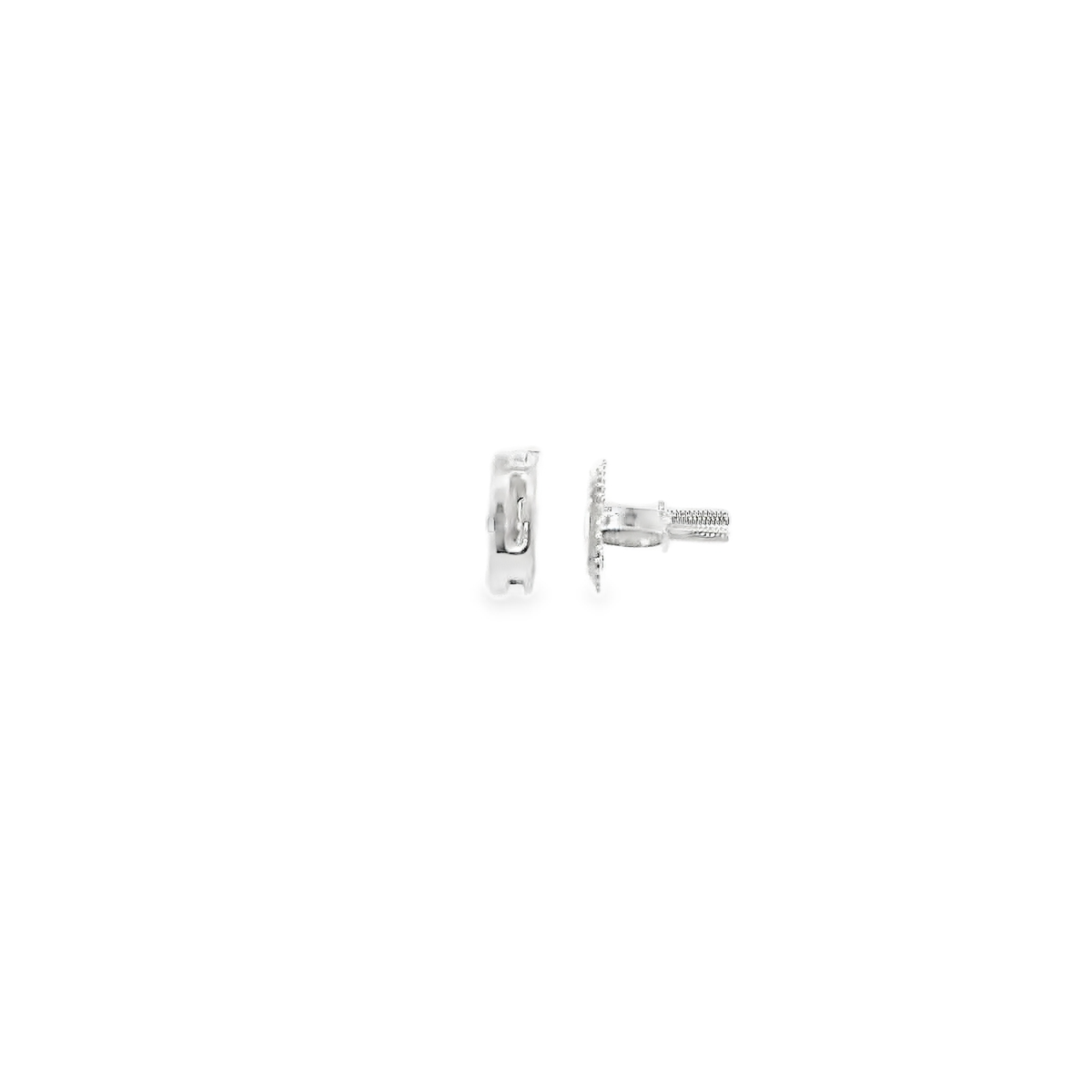 14KT WG 1/4CTW DIAMOND CLUSTER EARRINGS 119164