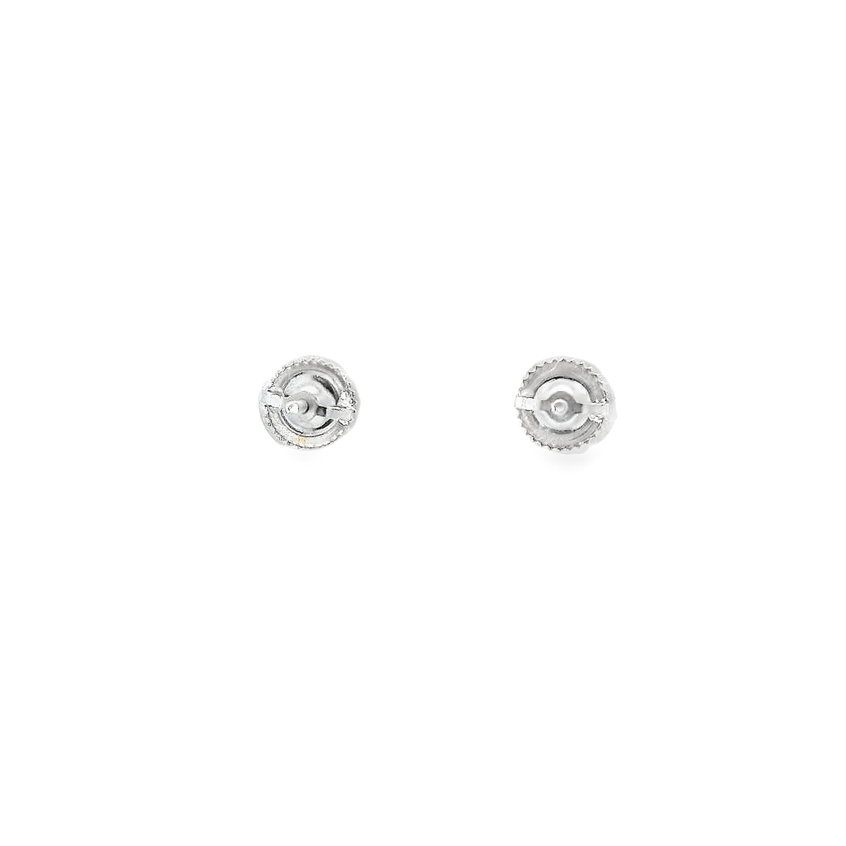 14KT WG 1/4CTW DIAMOND CLUSTER EARRINGS 119164