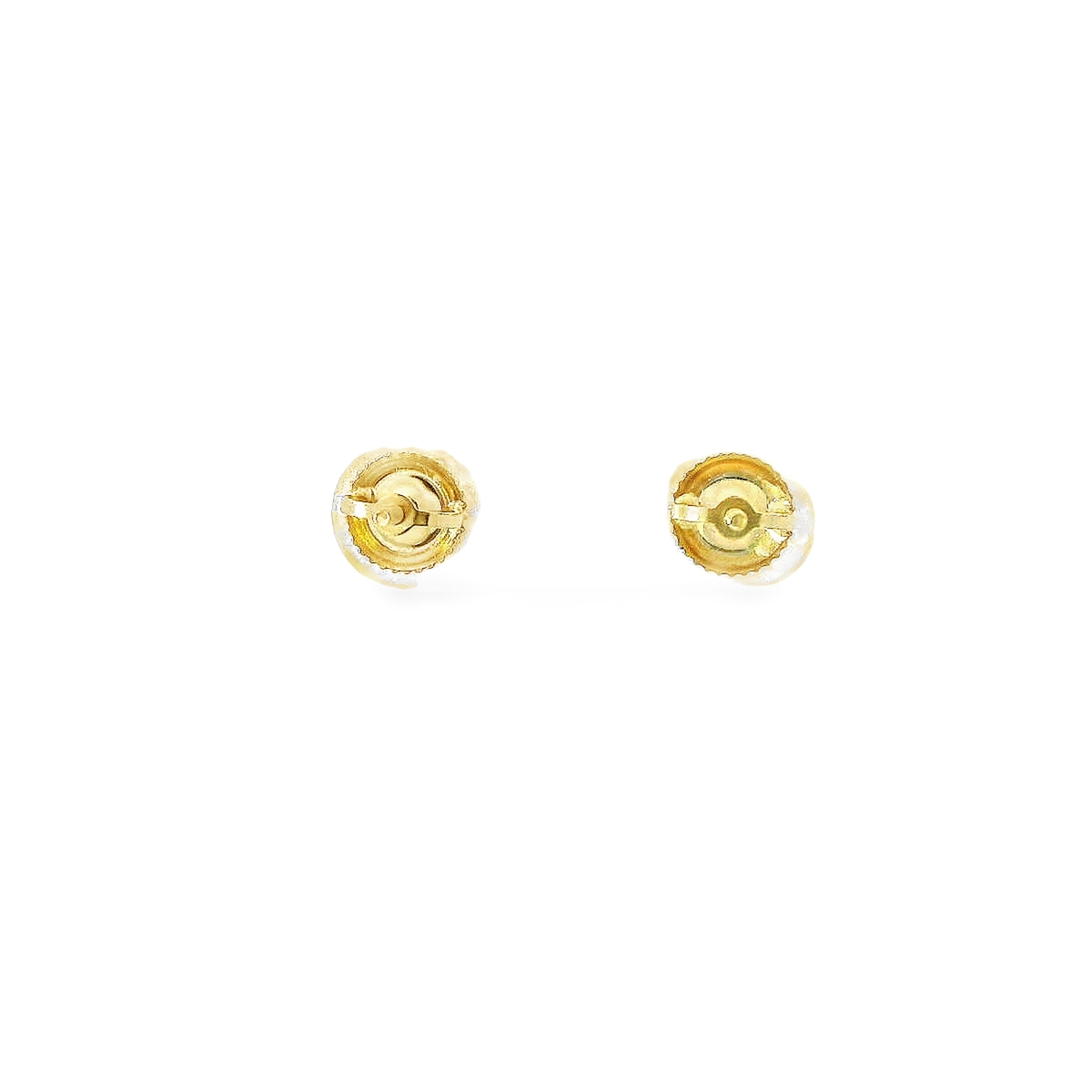 14KT YG 5/8CTW DIAMOND CLUSTER EARRING