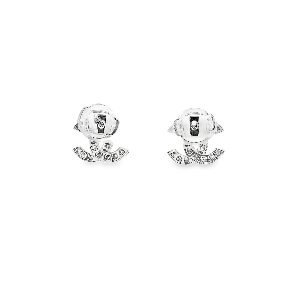 18K DIAMOND CHANELL EARRINGS