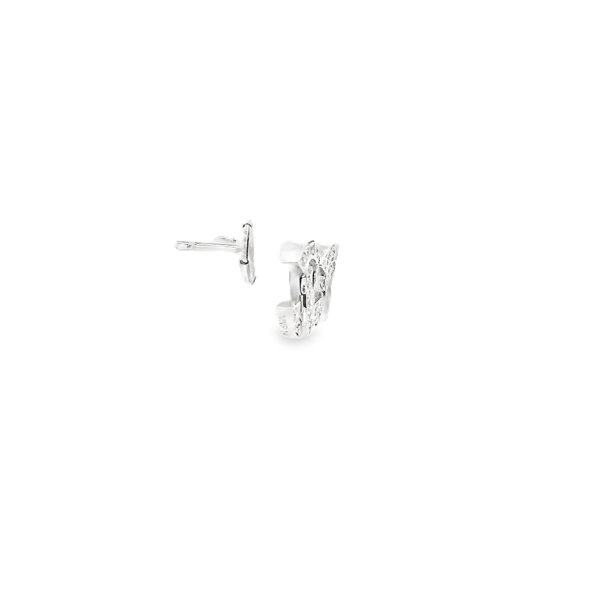 18K DIAMOND CHANELL EARRINGS