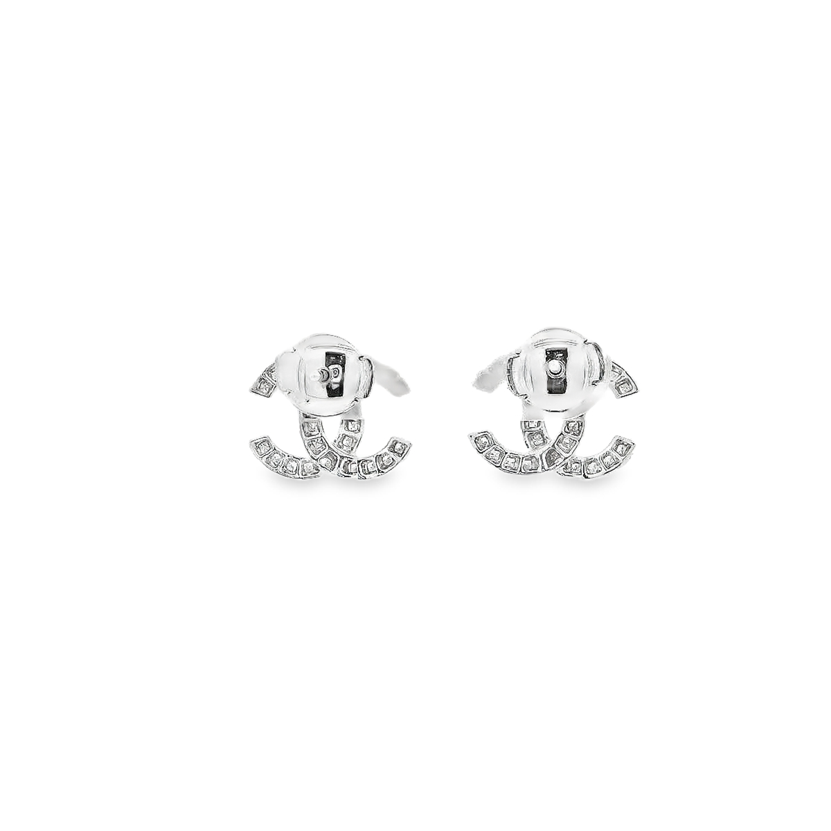 18K CHANNEL EARRINGS VVS DIAMONDS 82500