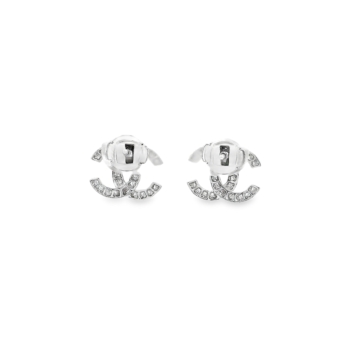 18K CHANNEL EARRINGS VVS DIAMONDS 82500