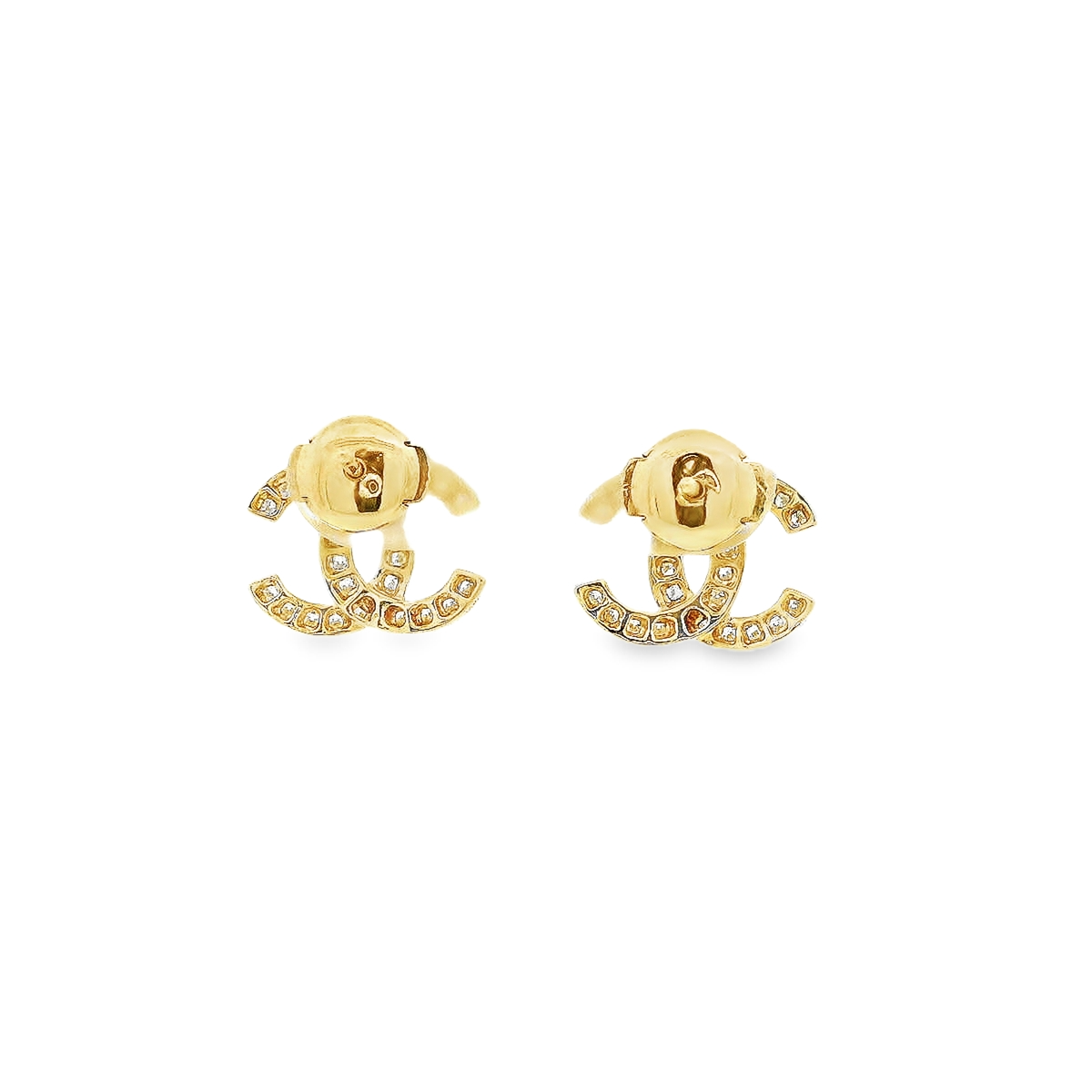 18K CHANNEL EARRINGS VVS DIAMONDS 82500