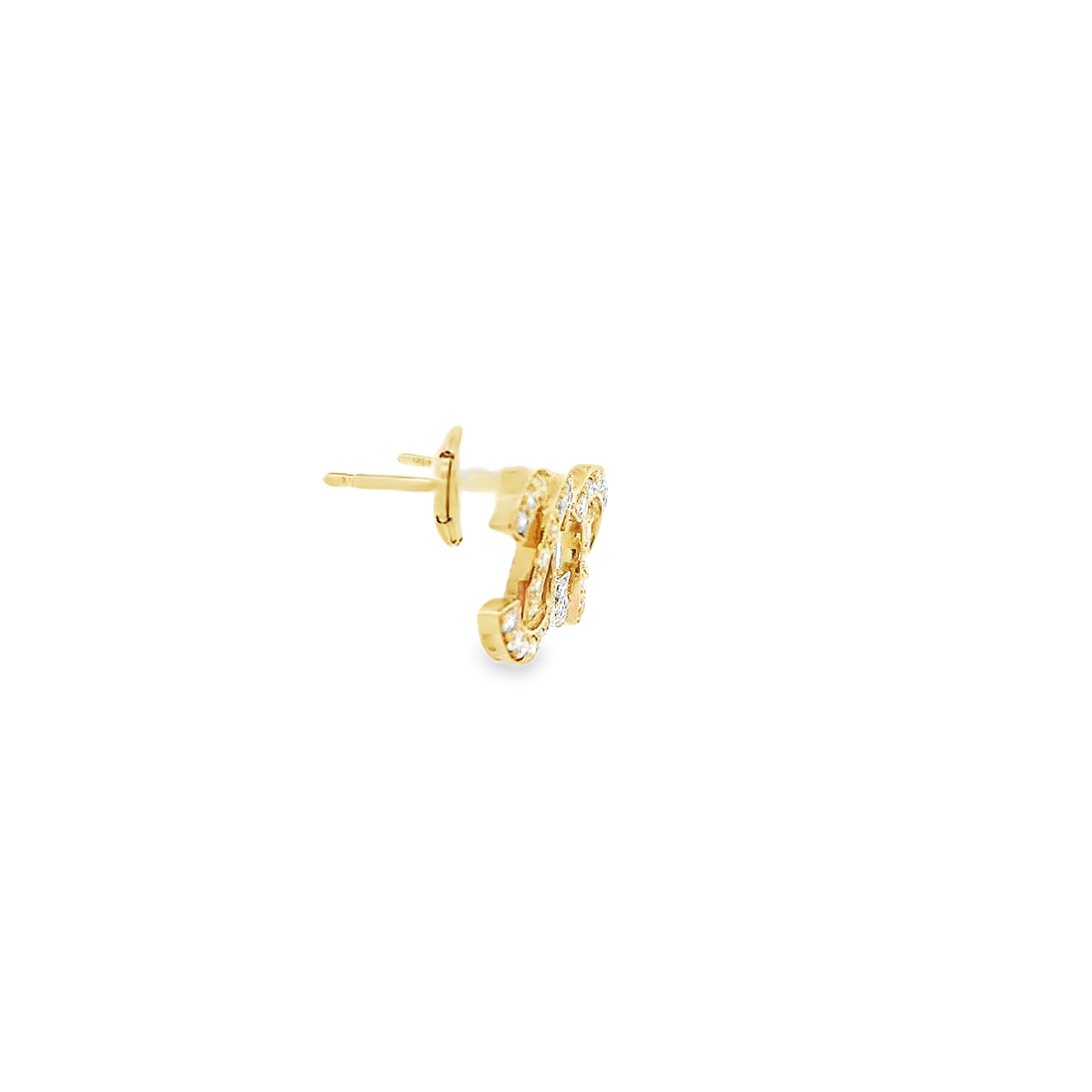 18K CHANNEL EARRINGS VVS DIAMONDS 82500
