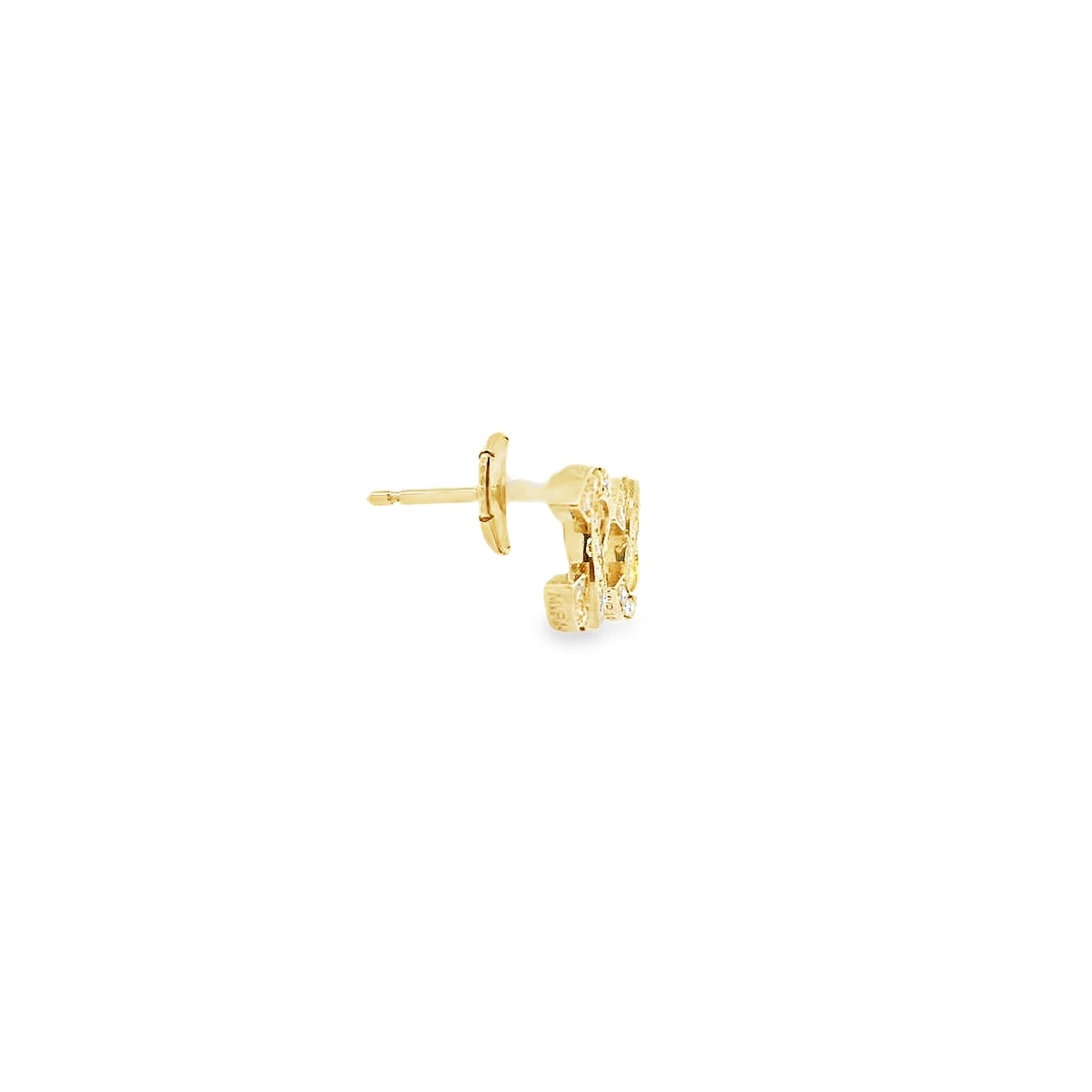 18K DIAMOND CHANNEL EARRINGS