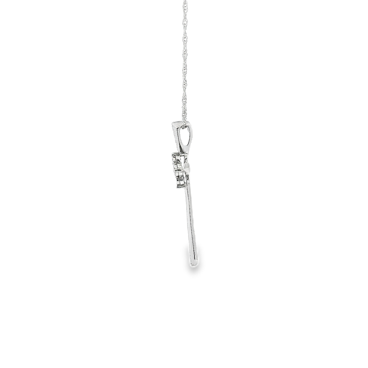10K DIA CROSS 82100 0.10-0.25CTW (Pendant+Necklace)