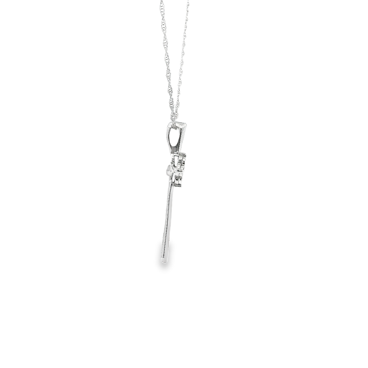 10K DIA CROSS 82100 0.10-0.25CTW (Pendant+Necklace)