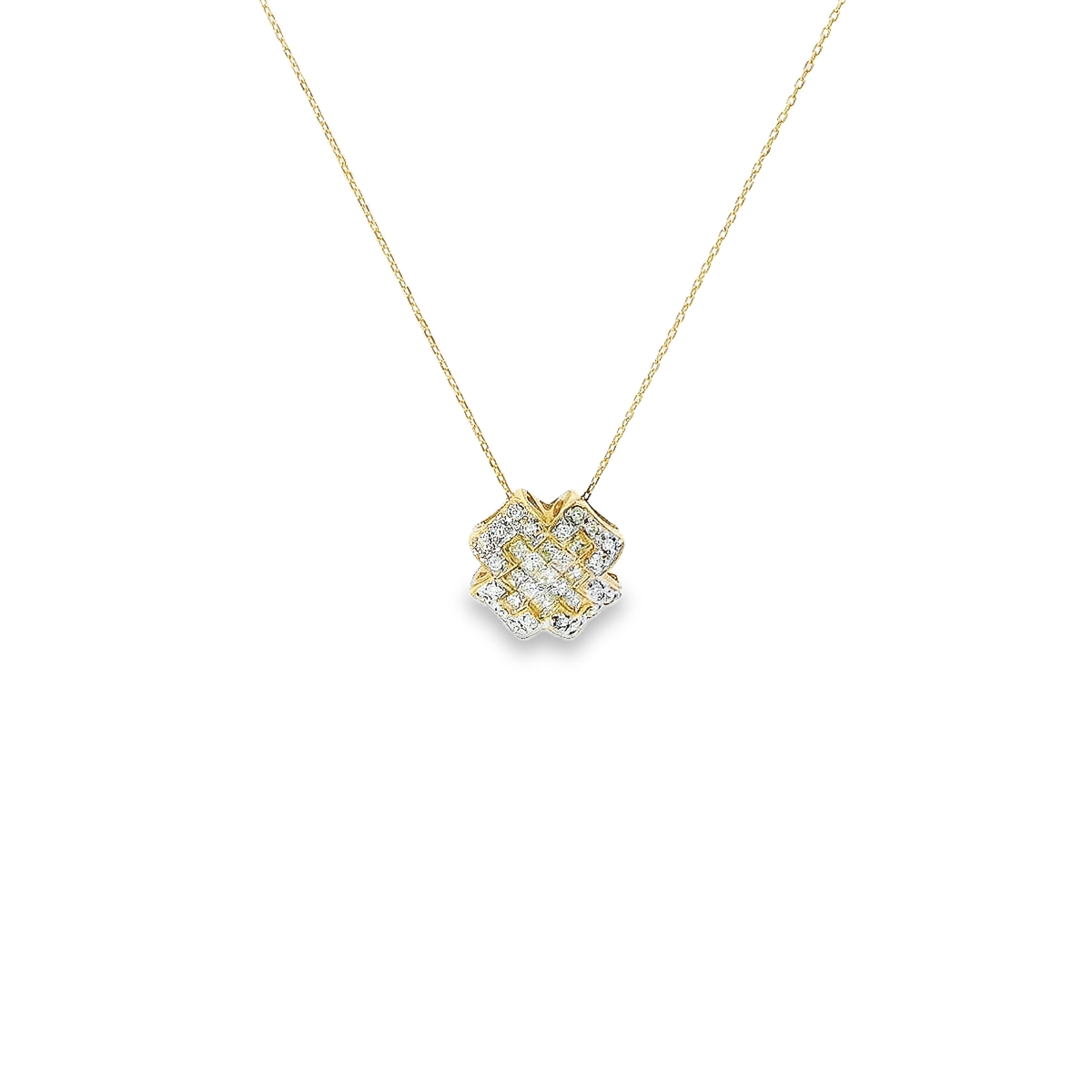 14K DIAMOND PENDANT 0.50CTW 82150 (Pendant+Necklace)