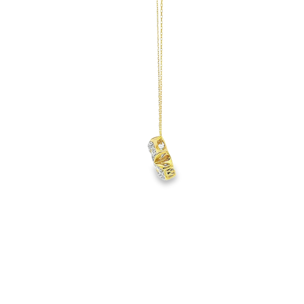 14K DIAMOND PENDANT 0.50CTW 82150 (Pendant+Necklace)