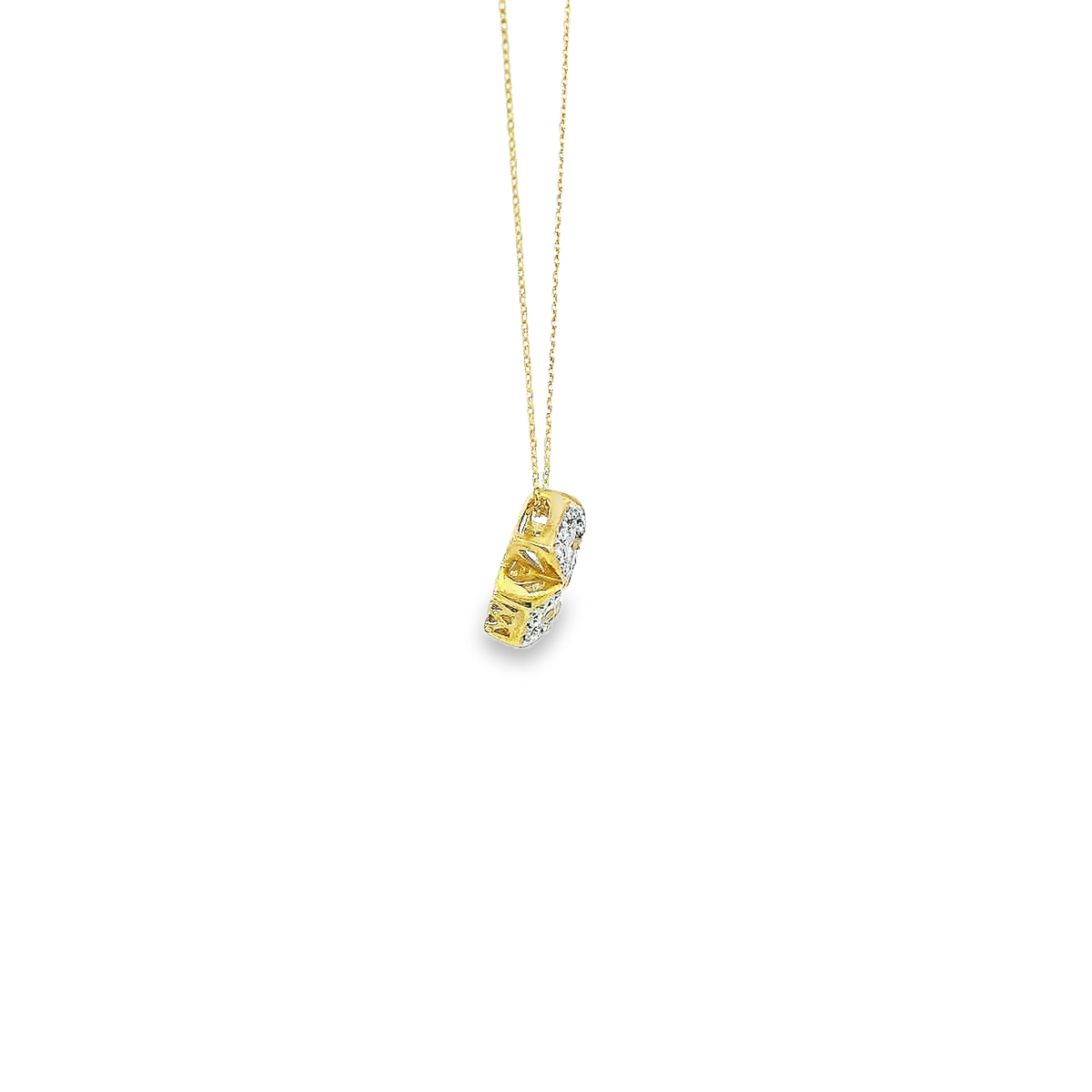 14K DIAMOND PENDANT 0.50CTW 82150 (Pendant+Necklace)