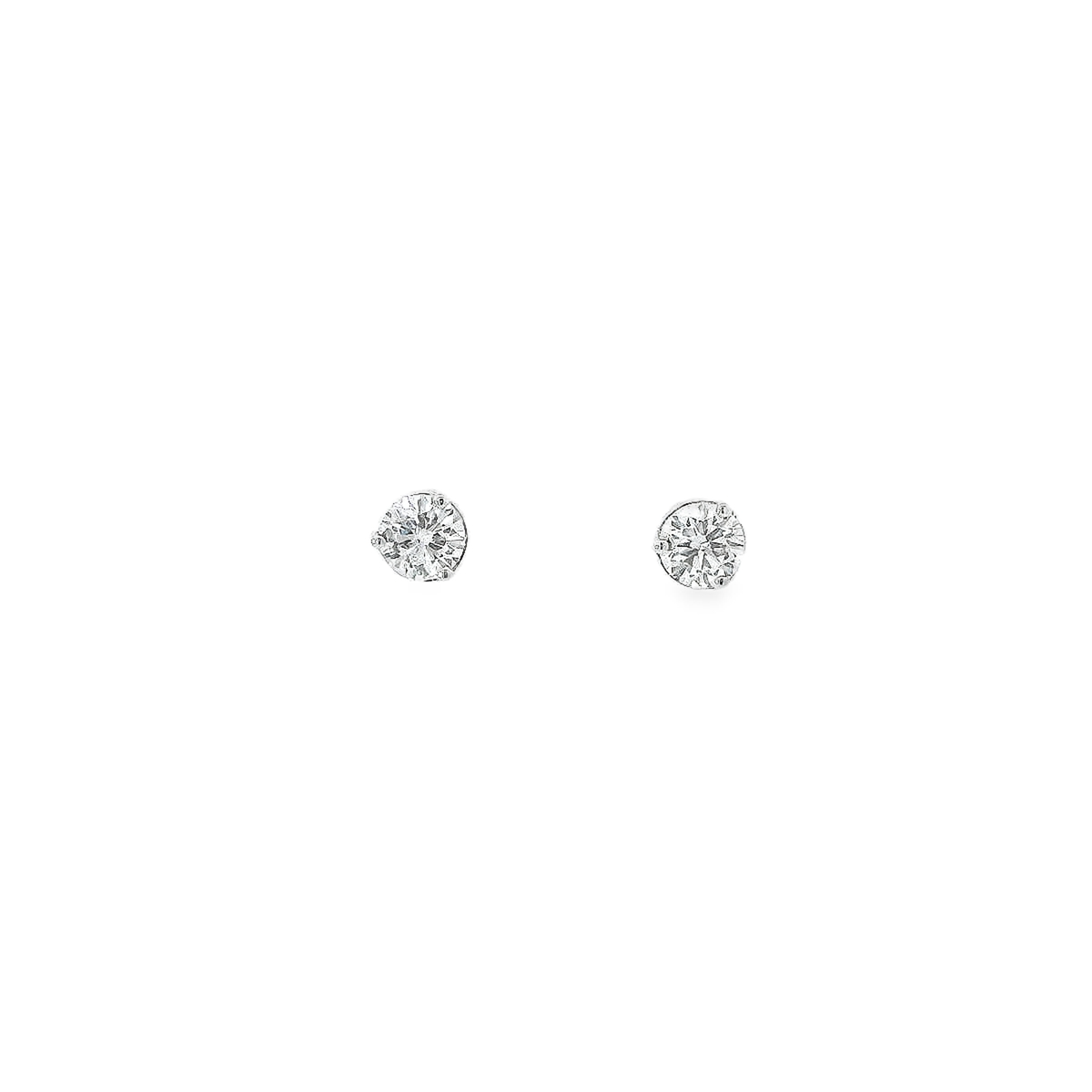 14K WG 1.00CT RD DIA STUDDS VS/SI **LCD/SPL**