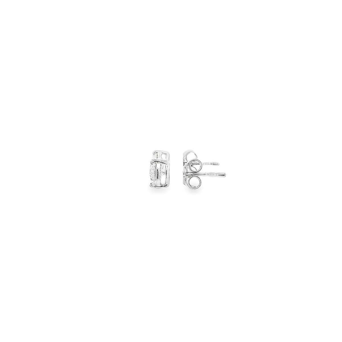 14K WG 1.00CT RD DIA STUDDS VS/SI **LCD/SPL**