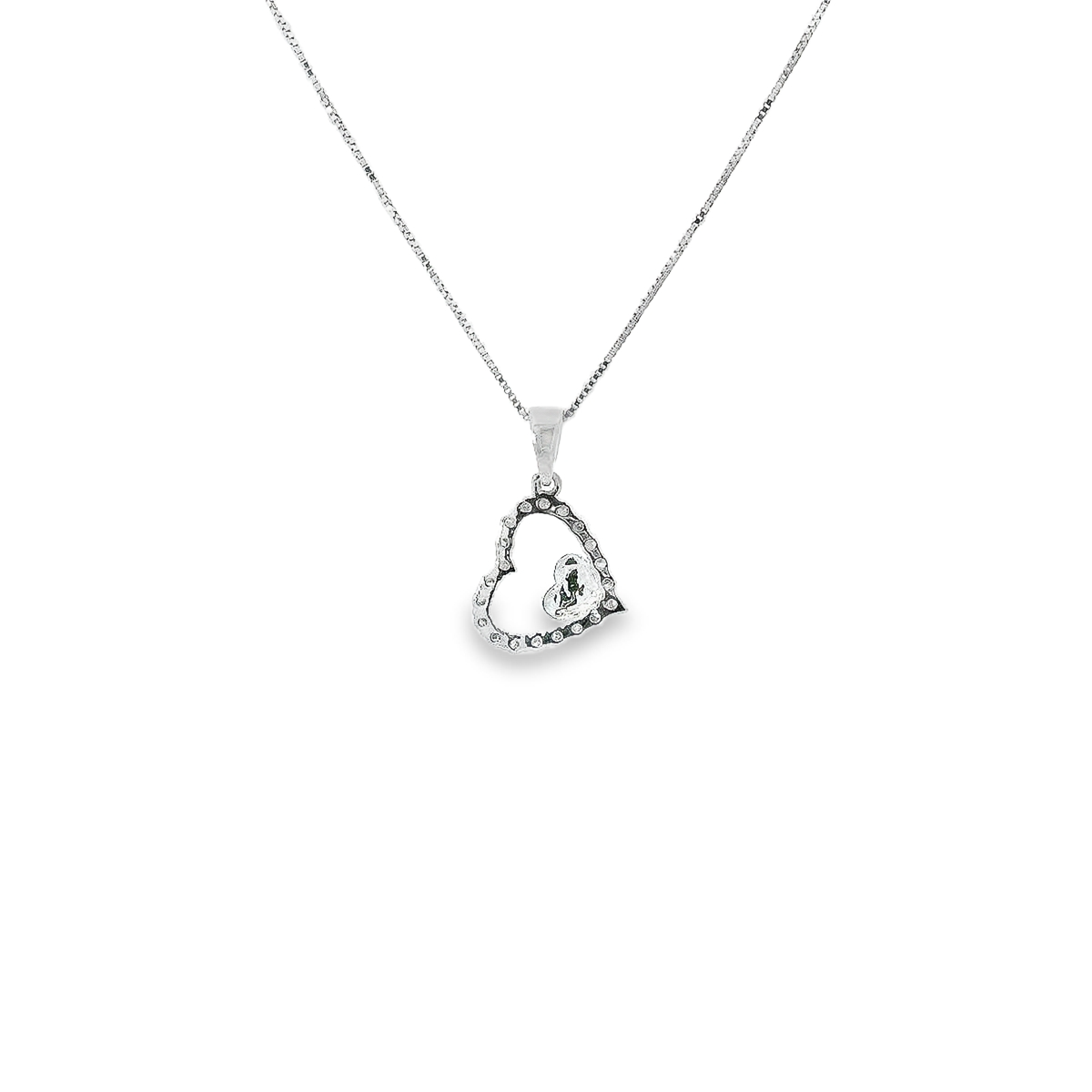10K DIAMOND HEART 0.35CTW 82200 (Pendant+Necklace)