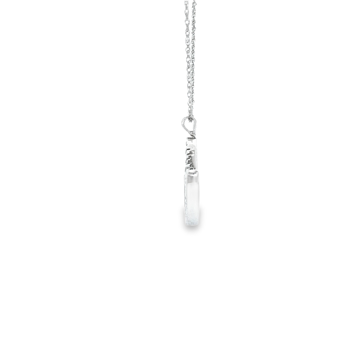 14K DIAMOND ADDIDAS SING O.15CTW 82150 (Pendant+Necklace)