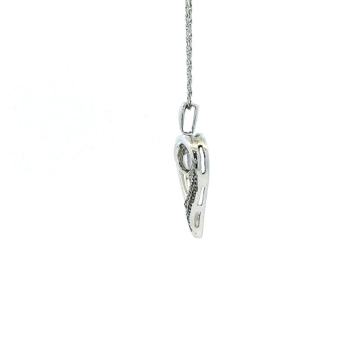 10K HEART DIAMOND PENDANT 0.20CTW 82120 (Pendant+Necklace)