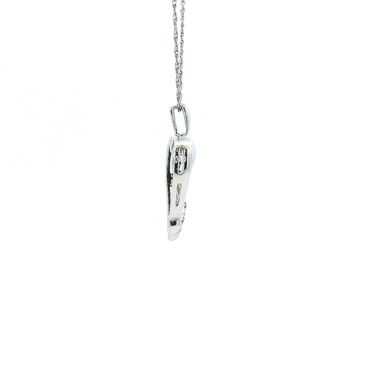 10K HEART DIAMOND PENDANT 0.20CTW 82120 (Pendant+Necklace)