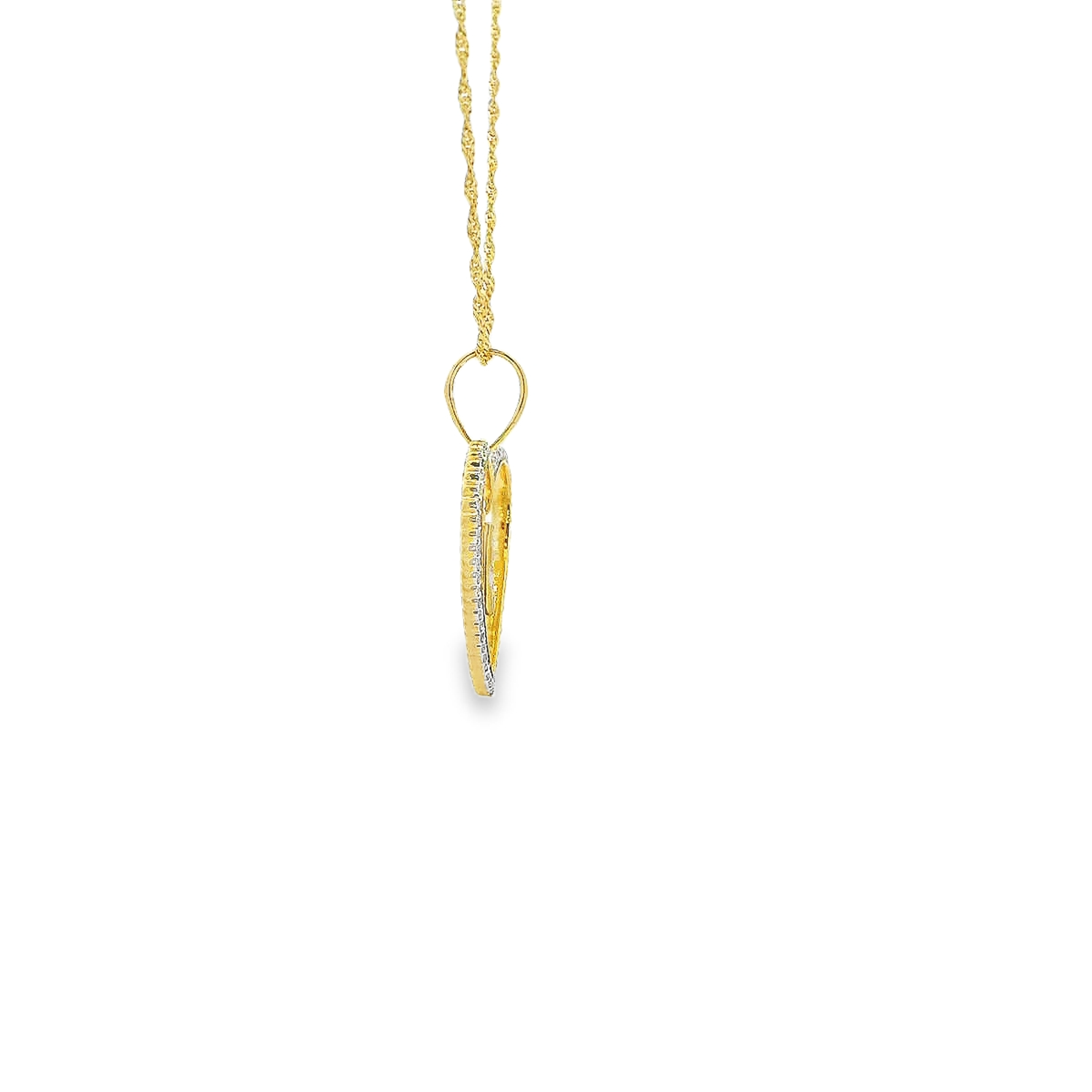10K HEART DIAMOND PENDANT 0.20CTW 82120 (Pendant)