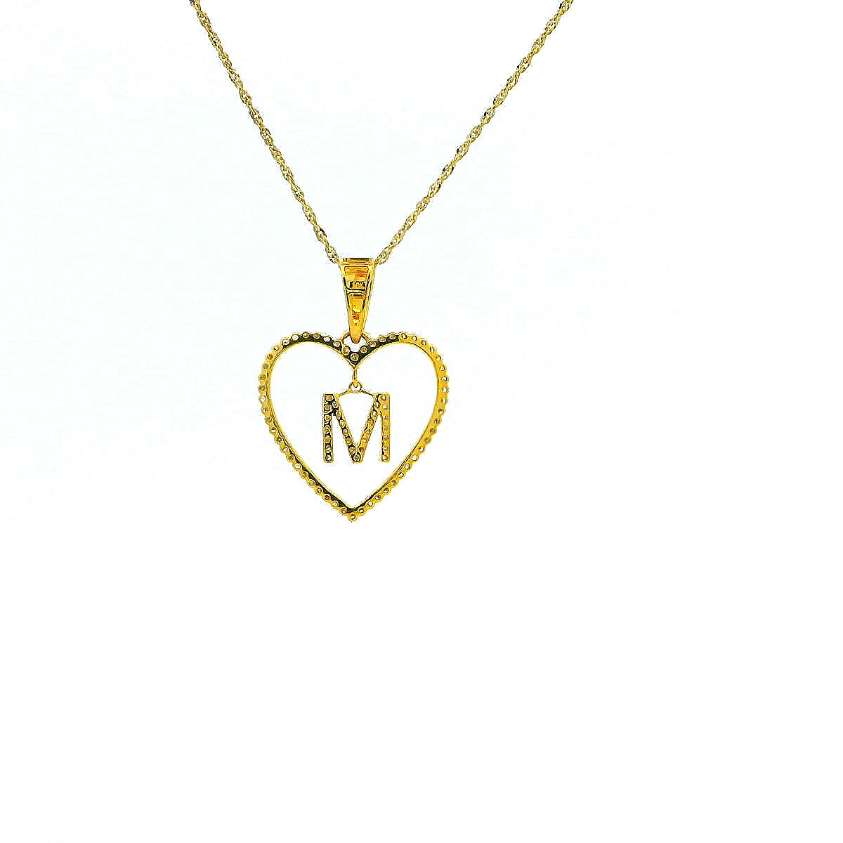 10K HEART DIAMOND PENDANT 0.20CTW 82120 (Pendant)