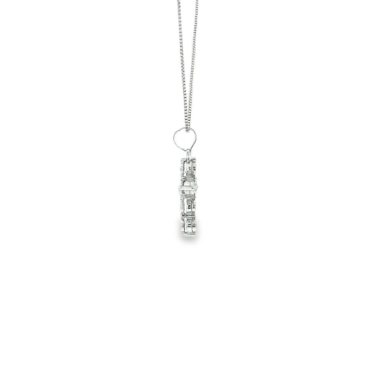 10K DIA CROSS 82100 0.10 - 0.25CTW (Pendant+Necklace)