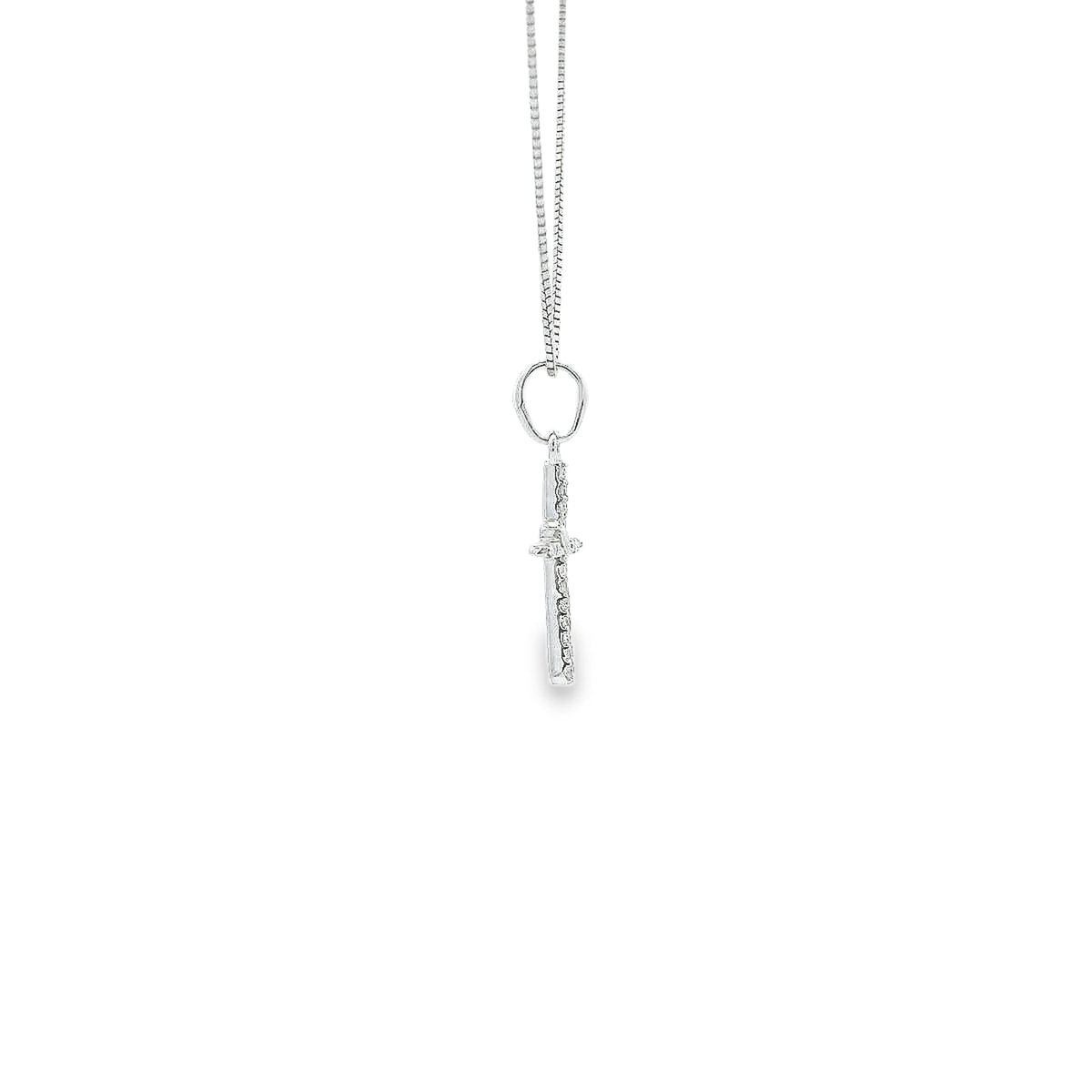 10K DIA CROSS 82100 0.10 - 0.25CTW (Pendant+Necklace)