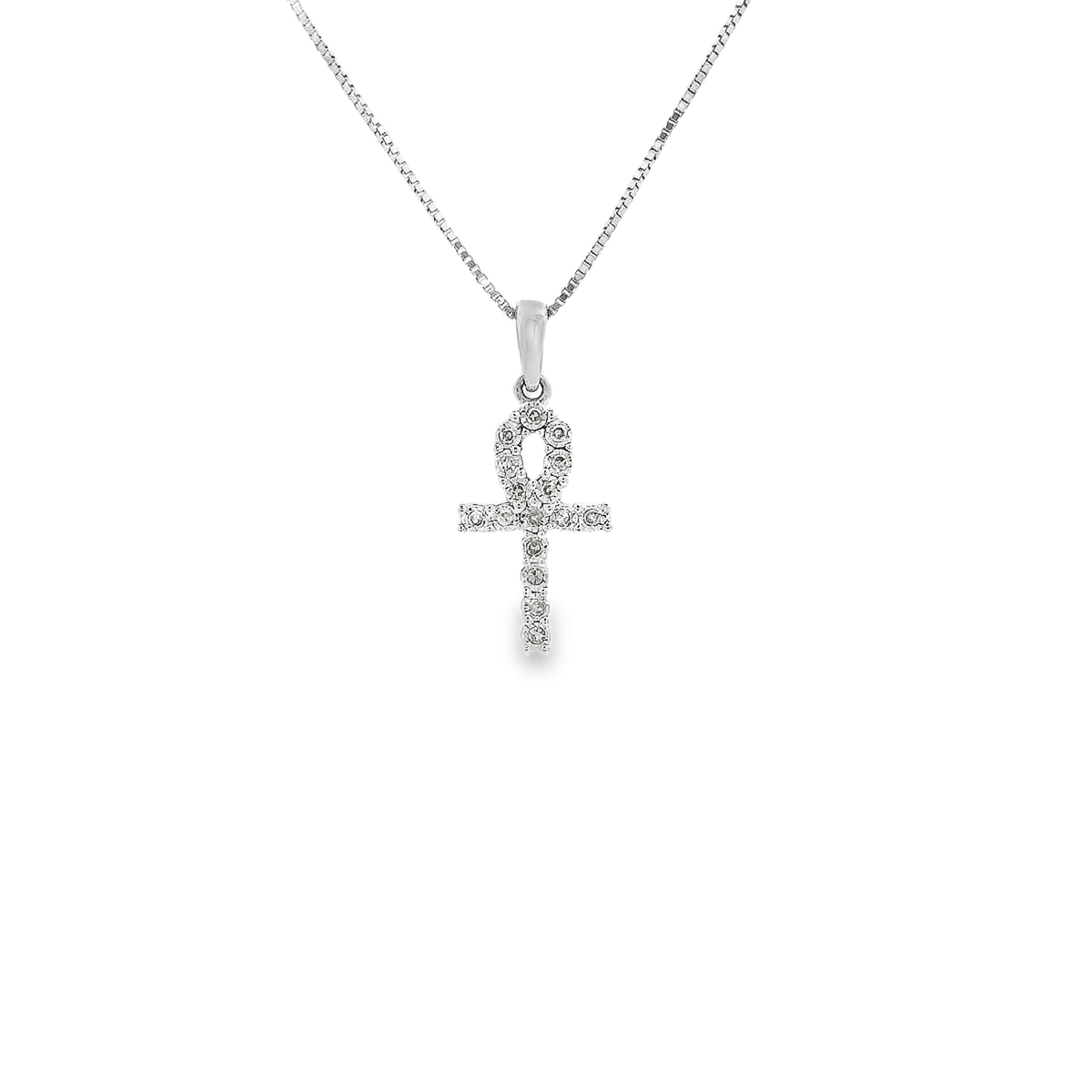 10K DIA CROSS 82100 0.10 - 0.25CTW (Pendant+Necklace)