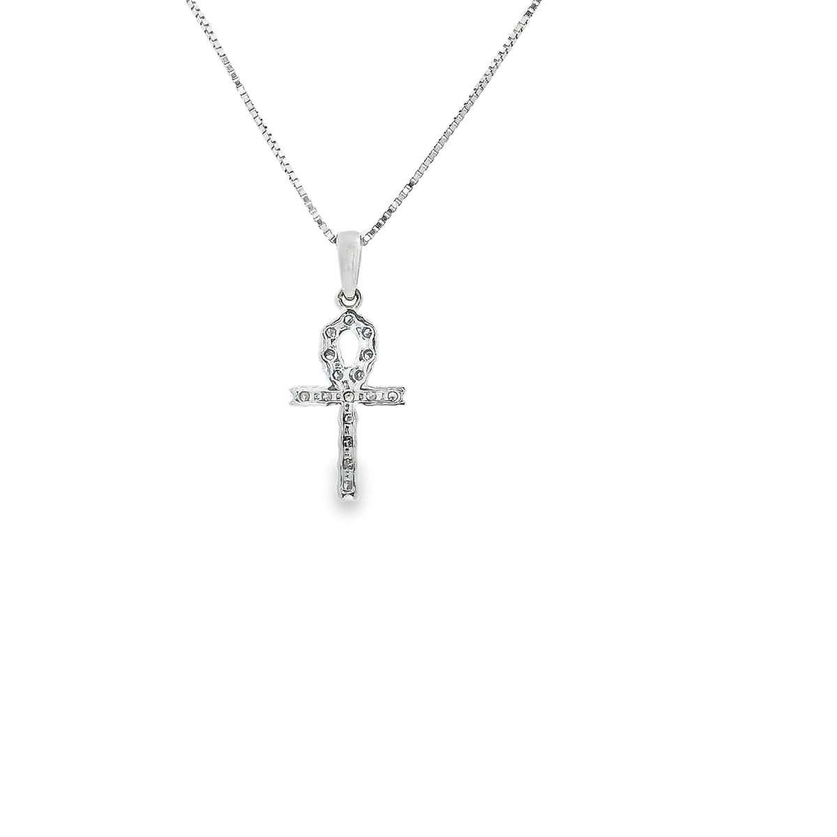 10K DIA CROSS 82100 0.10 - 0.25CTW (Pendant+Necklace)