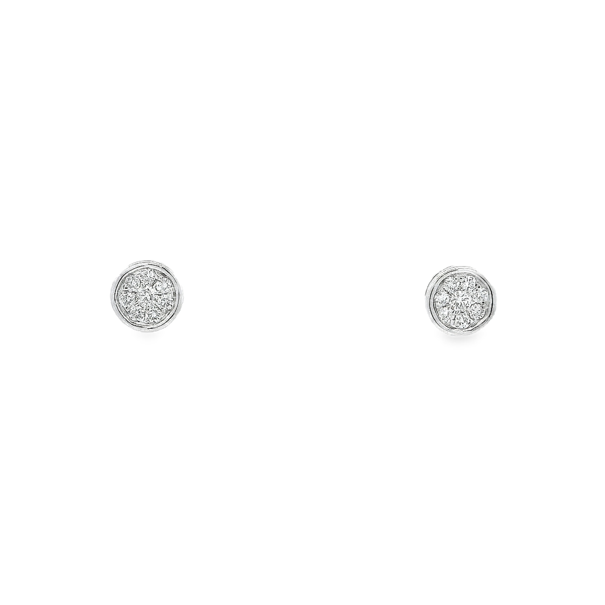 14K DIAMOND FLOWER SET 0.50CTW 82