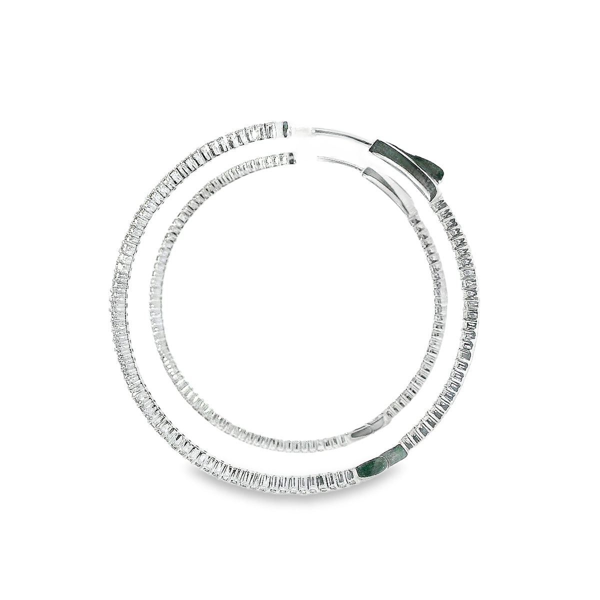 14K DIAMOND HOOPS 1.35CTW 821130