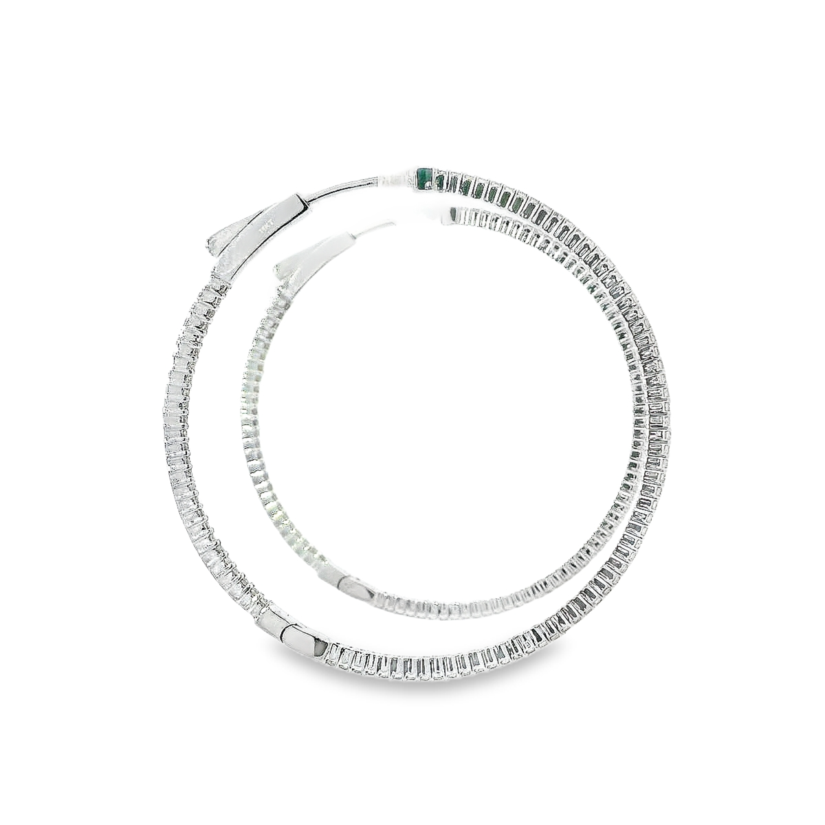 14K DIAMOND HOOPS 1.35CTW 821130