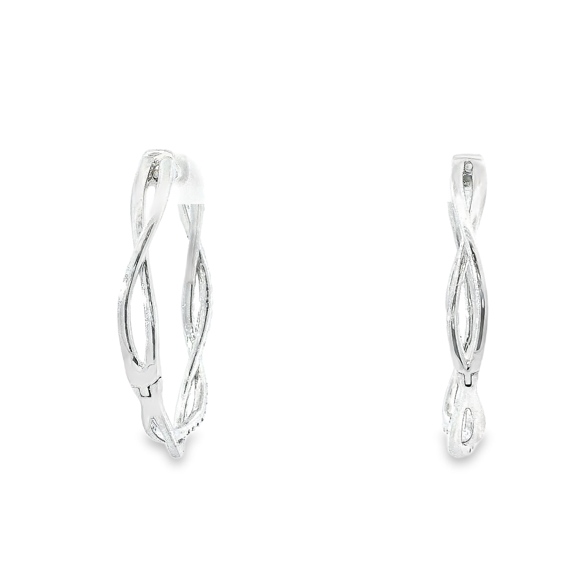 14K INFINITY HOOPS 2.00CTW 821000
