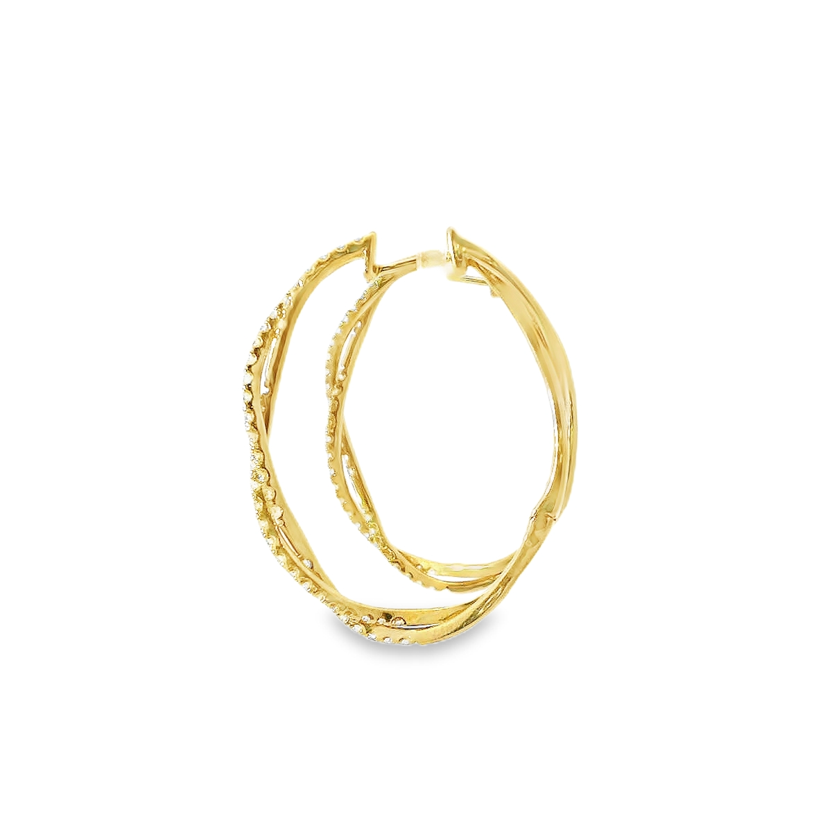 14K INFINITY HOOPS 2.00CTW 821000