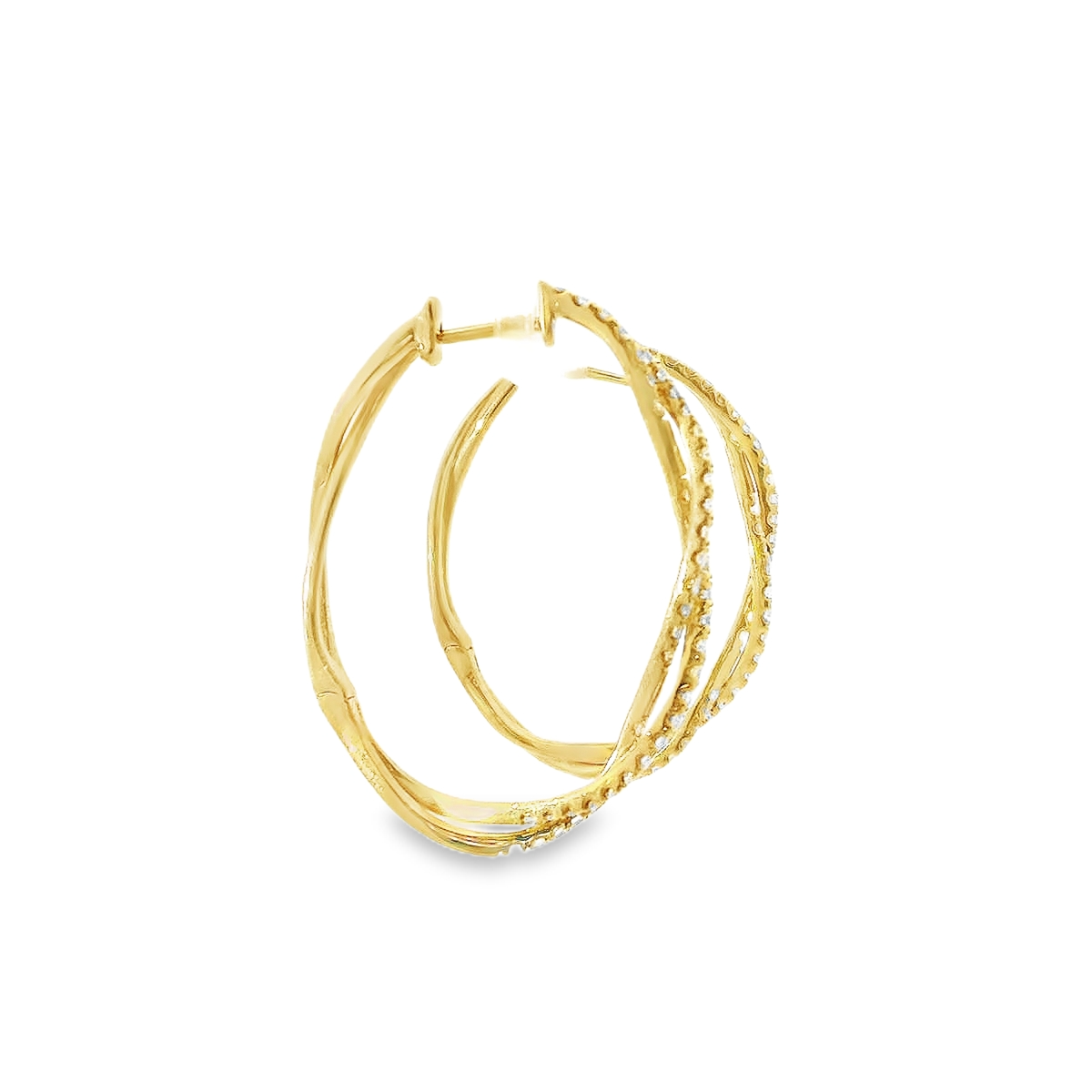 14K INFINITY HOOPS 2.00CTW 821000