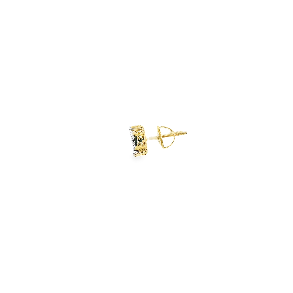 14K DIA FLOWER SET EARR 1.00CTW 82680