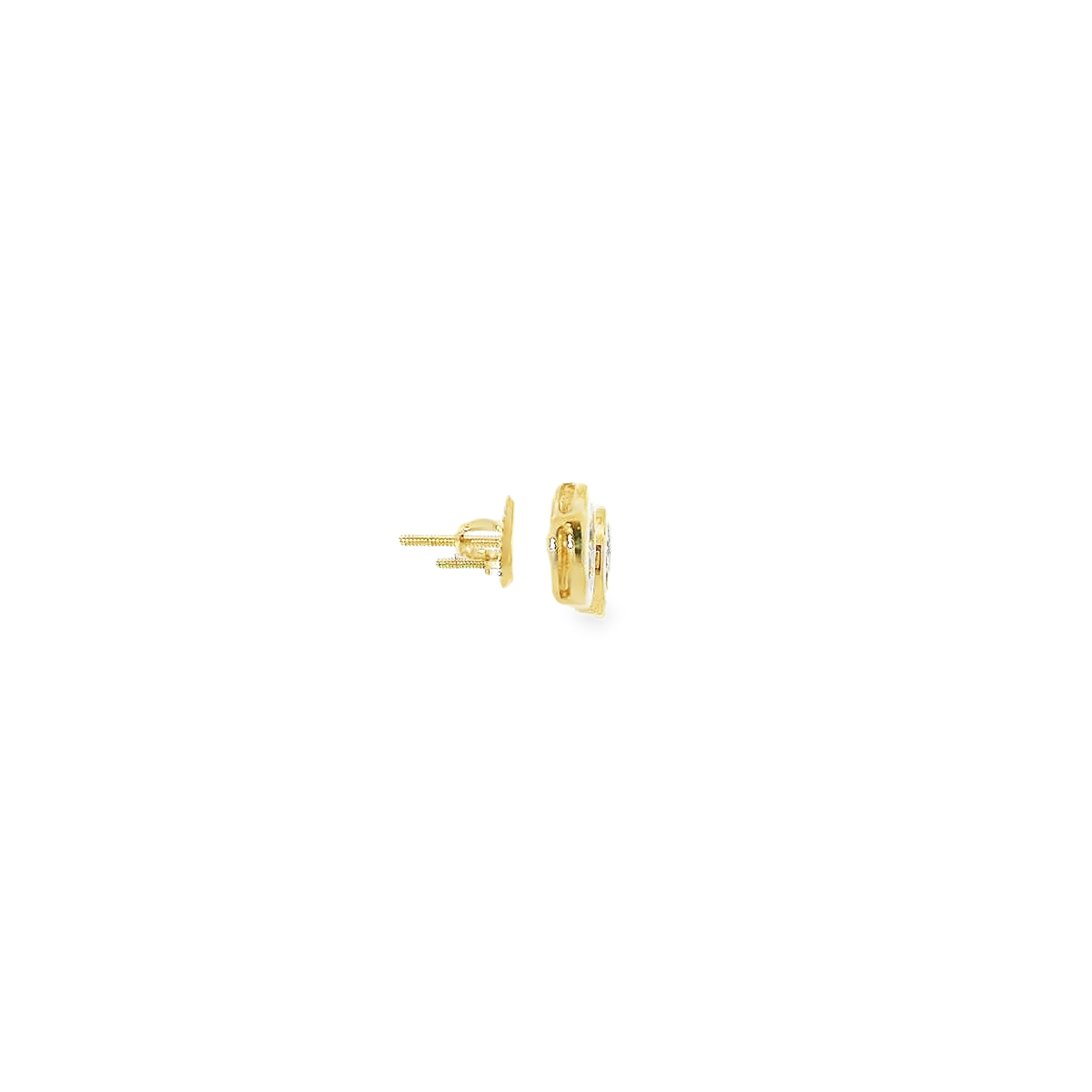 14KT YG 1/2CTW DIAMOND CLUSTER 119165