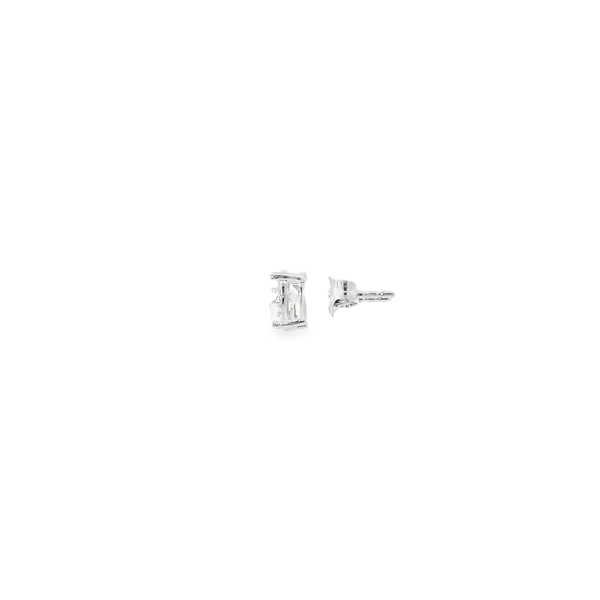 14K WG 2.00CT RD DIA STUDDS VS/SI **LCD/SPL**