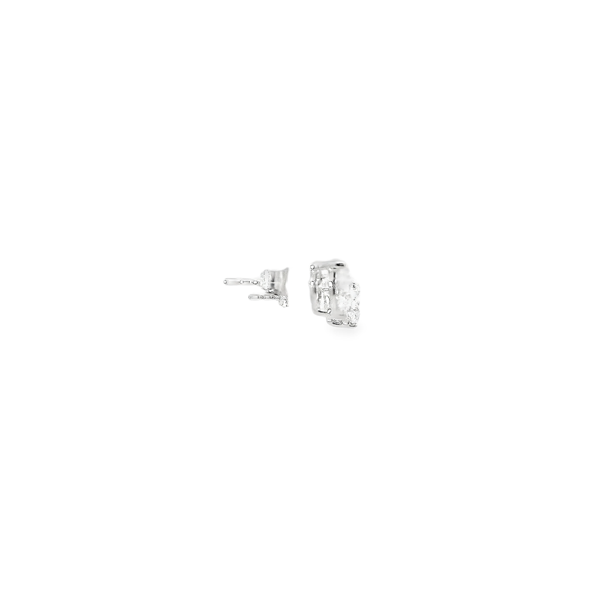 14K WG 2.00CT RD DIA STUDDS VS/SI **LCD/SPL**