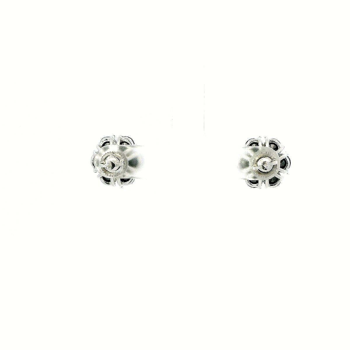 14K WG 5.79CT - BD EARRINGS 4.8GR